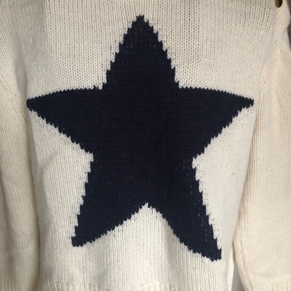 Kate Spade Star Sweater No Tags Used Once Like New - Picture 2 of 4